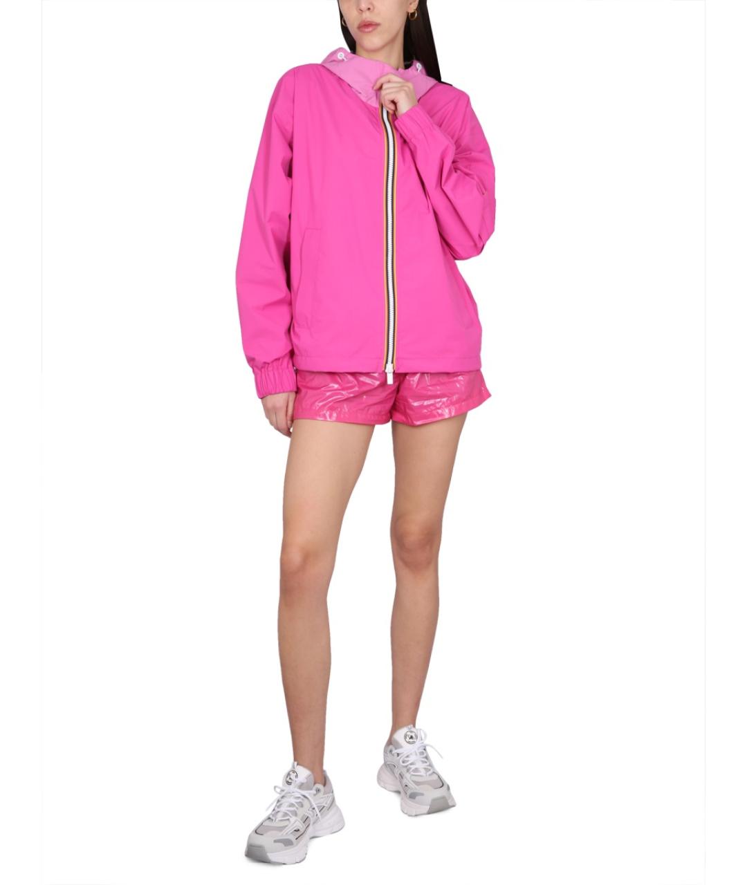 K-WAY Фуксия полиамидовая куртка, фото 3