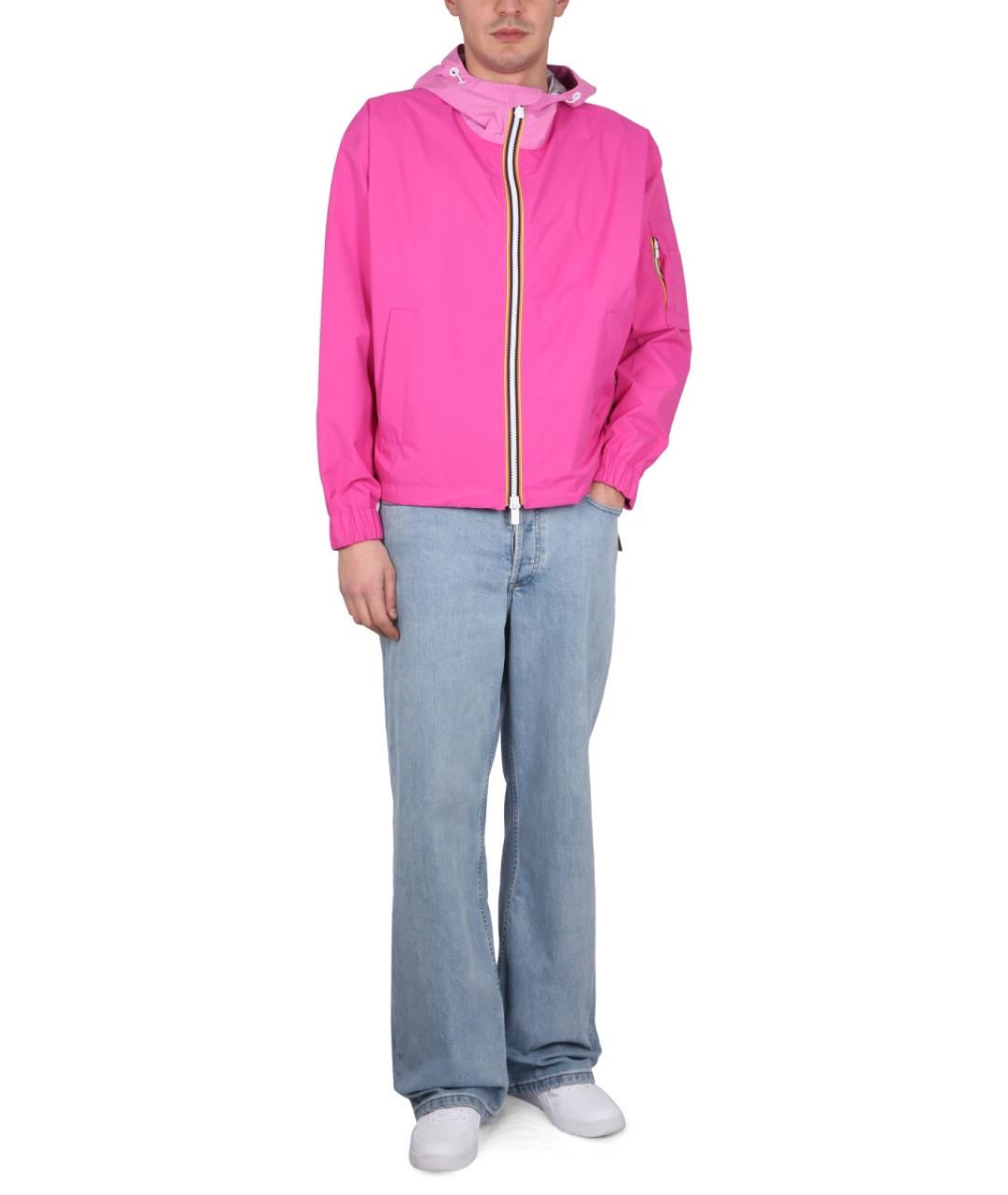 K-WAY Фуксия полиамидовая куртка, фото 6