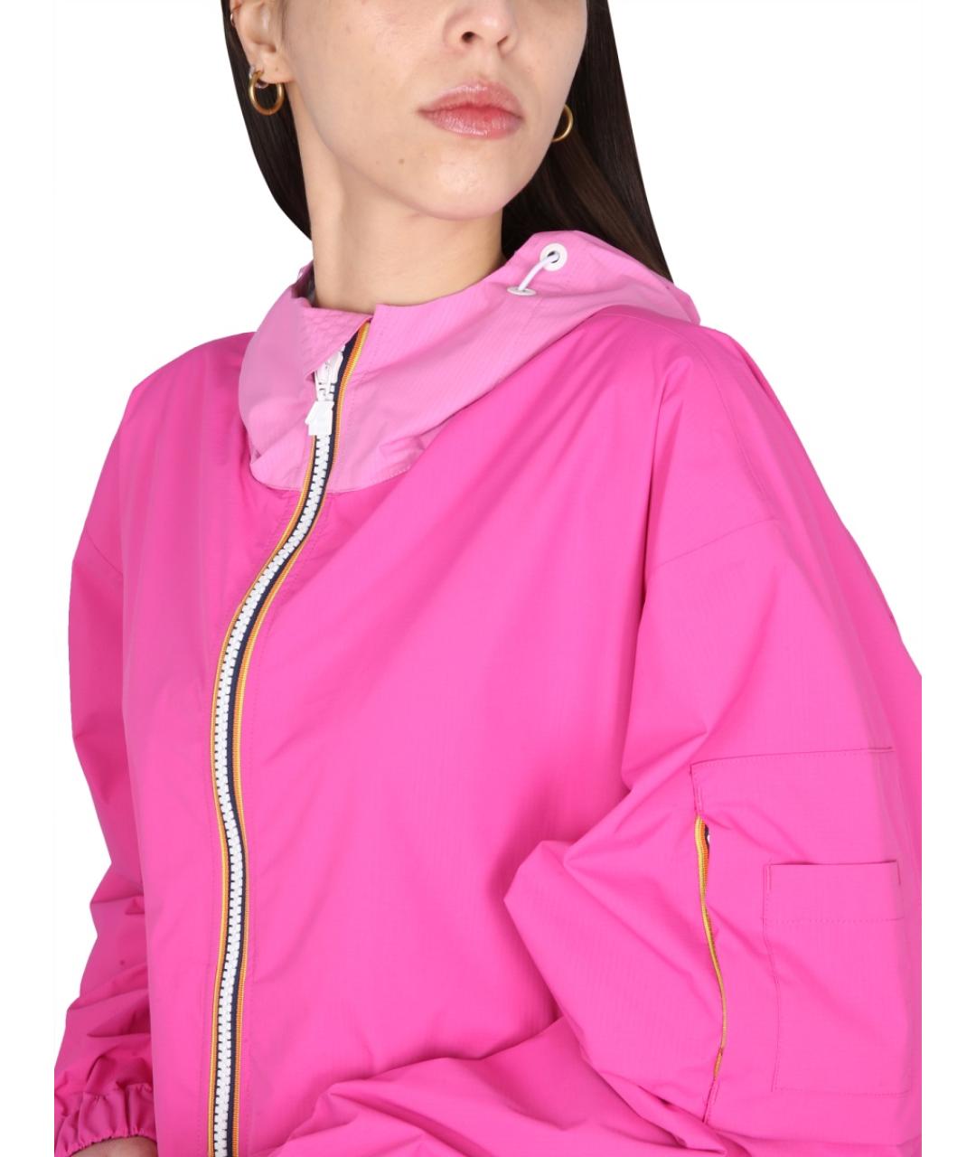 K-WAY Фуксия полиамидовая куртка, фото 5