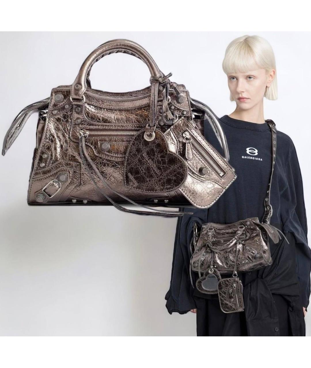 BALENCIAGA Кожаная сумка через плечо, фото 2