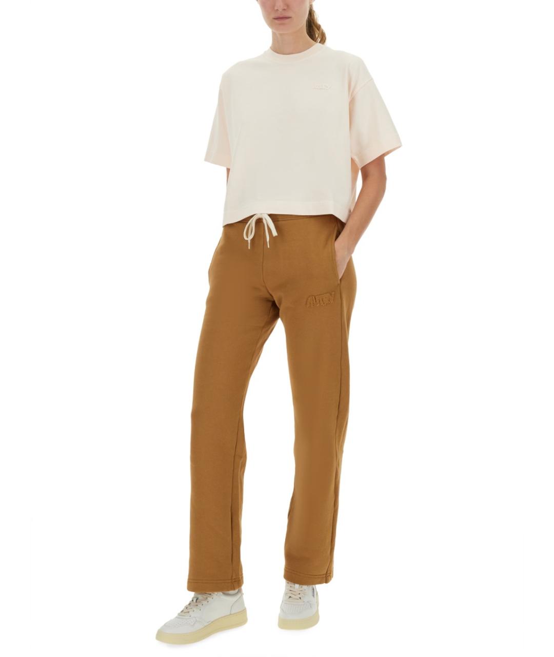 AUTRY Белая хлопковая футболка, фото 2