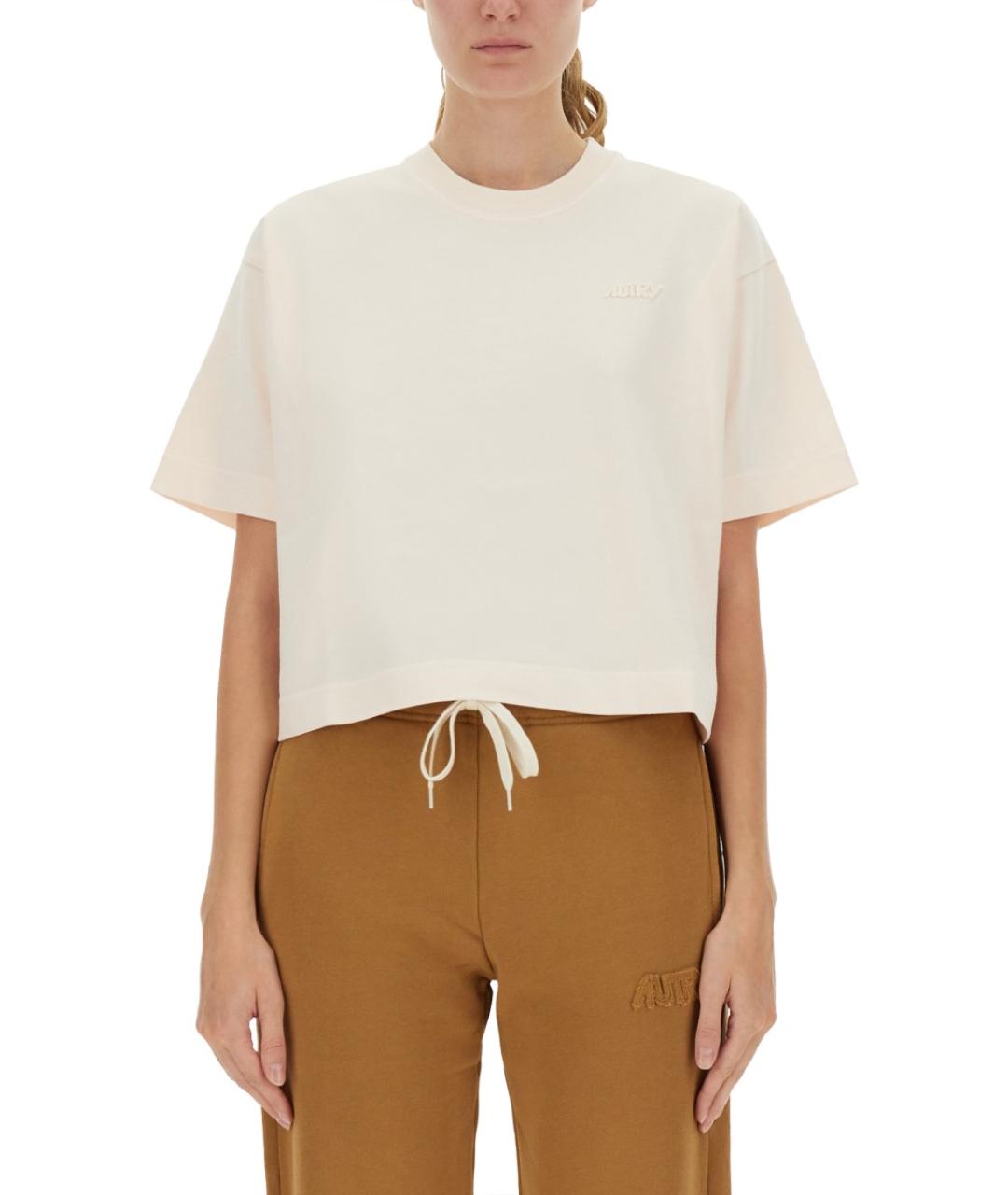 AUTRY Белая хлопковая футболка, фото 1