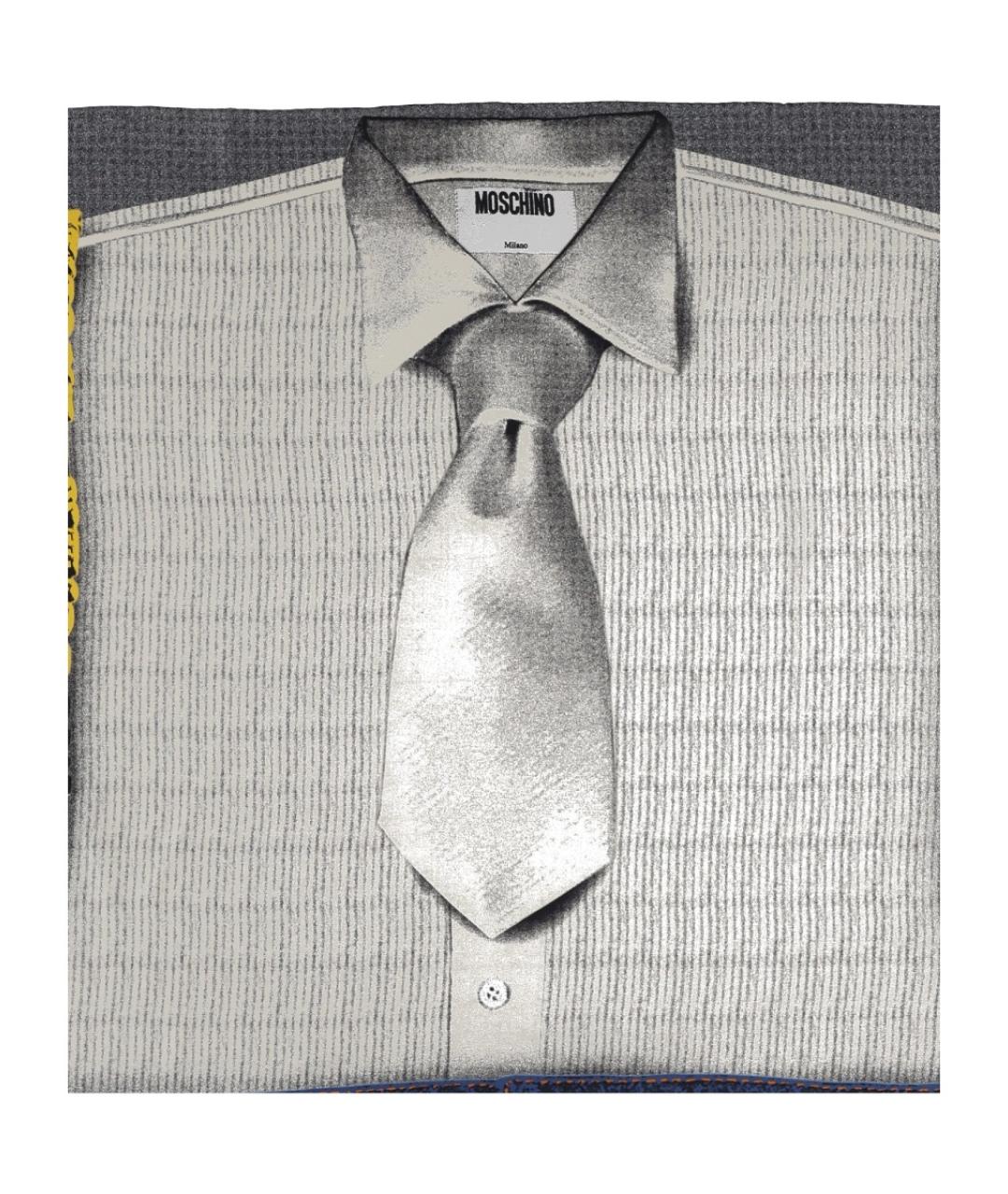 MOSCHINO Мульти шелковый шарф, фото 2