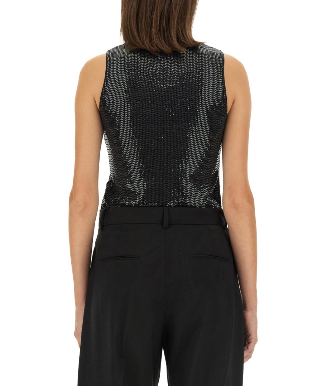 MCM Черная полиамидовая майка, фото 3