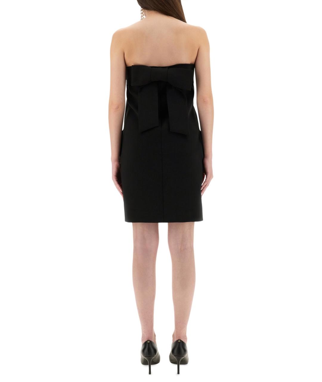 MOSCHINO Черное полиэстеровое коктейльное платье, фото 4