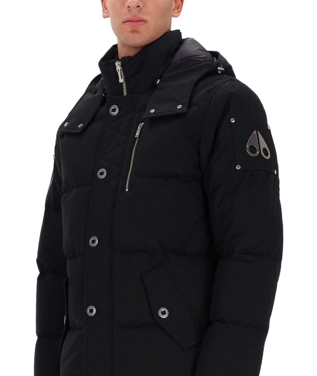 MOOSE KNUCKLES Черный хлопковый пуховик, фото 3