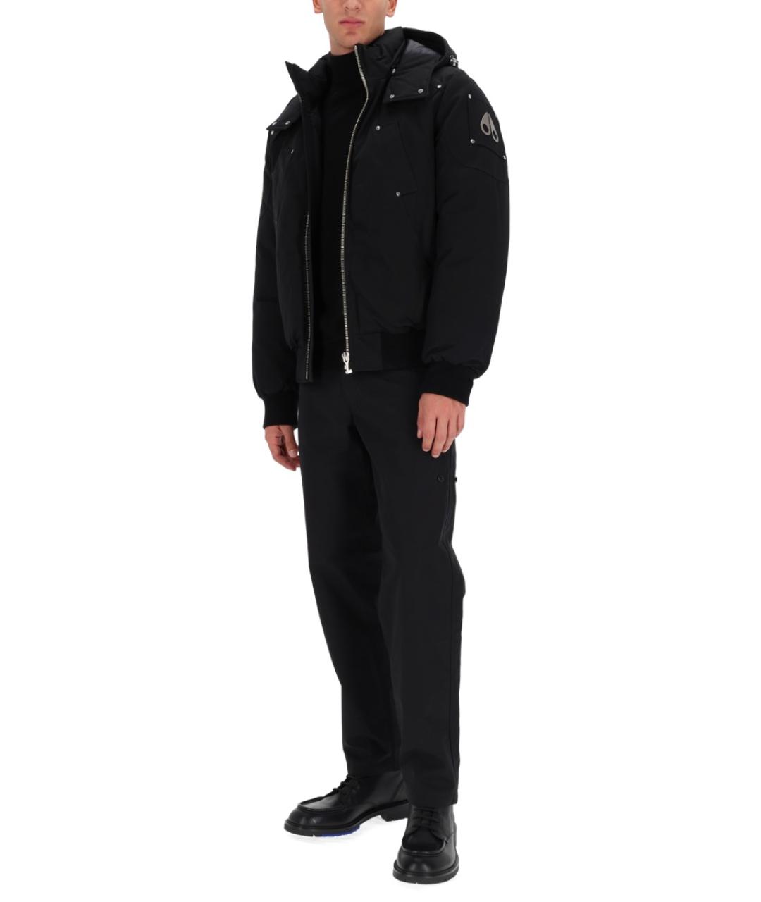 MOOSE KNUCKLES Черная хлопковая куртка, фото 3