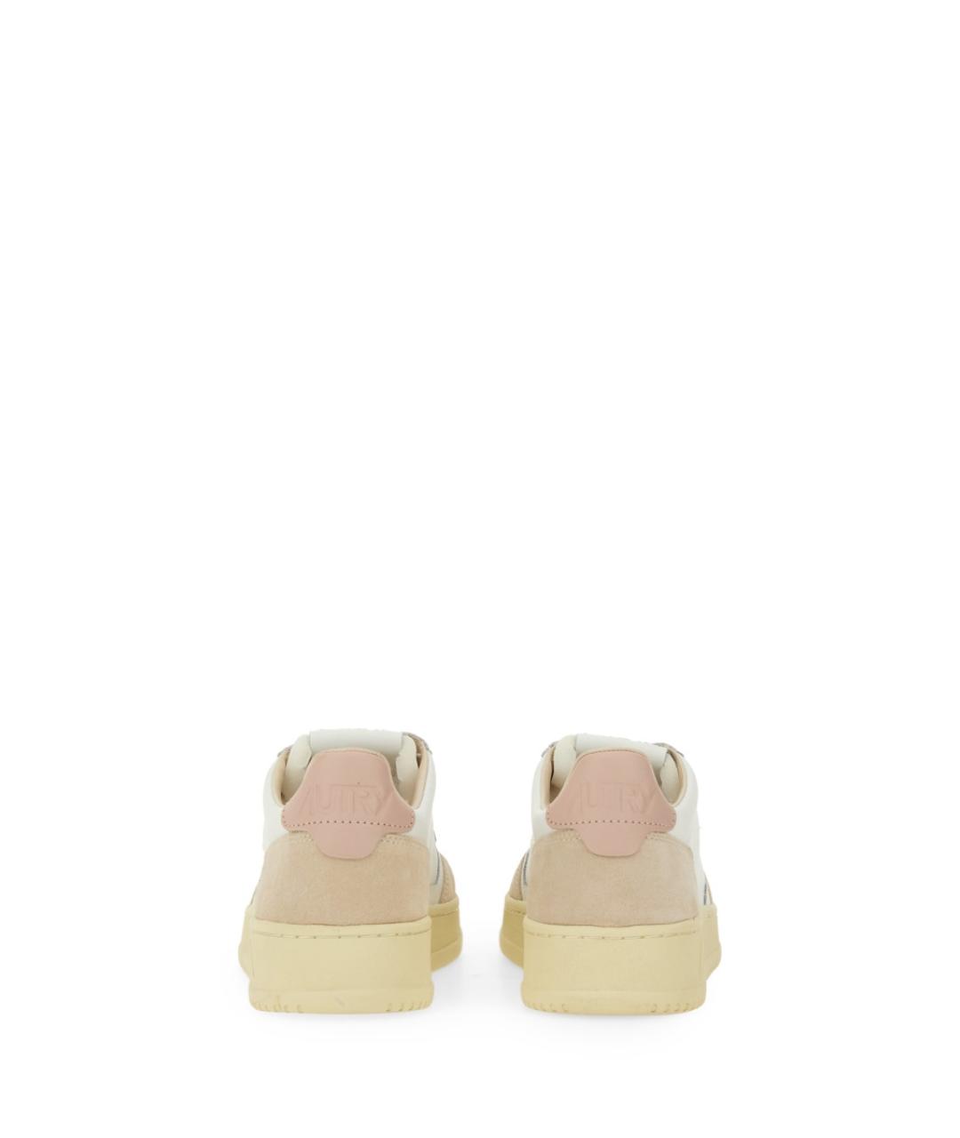 AUTRY Белые кожаные кроссовки, фото 3