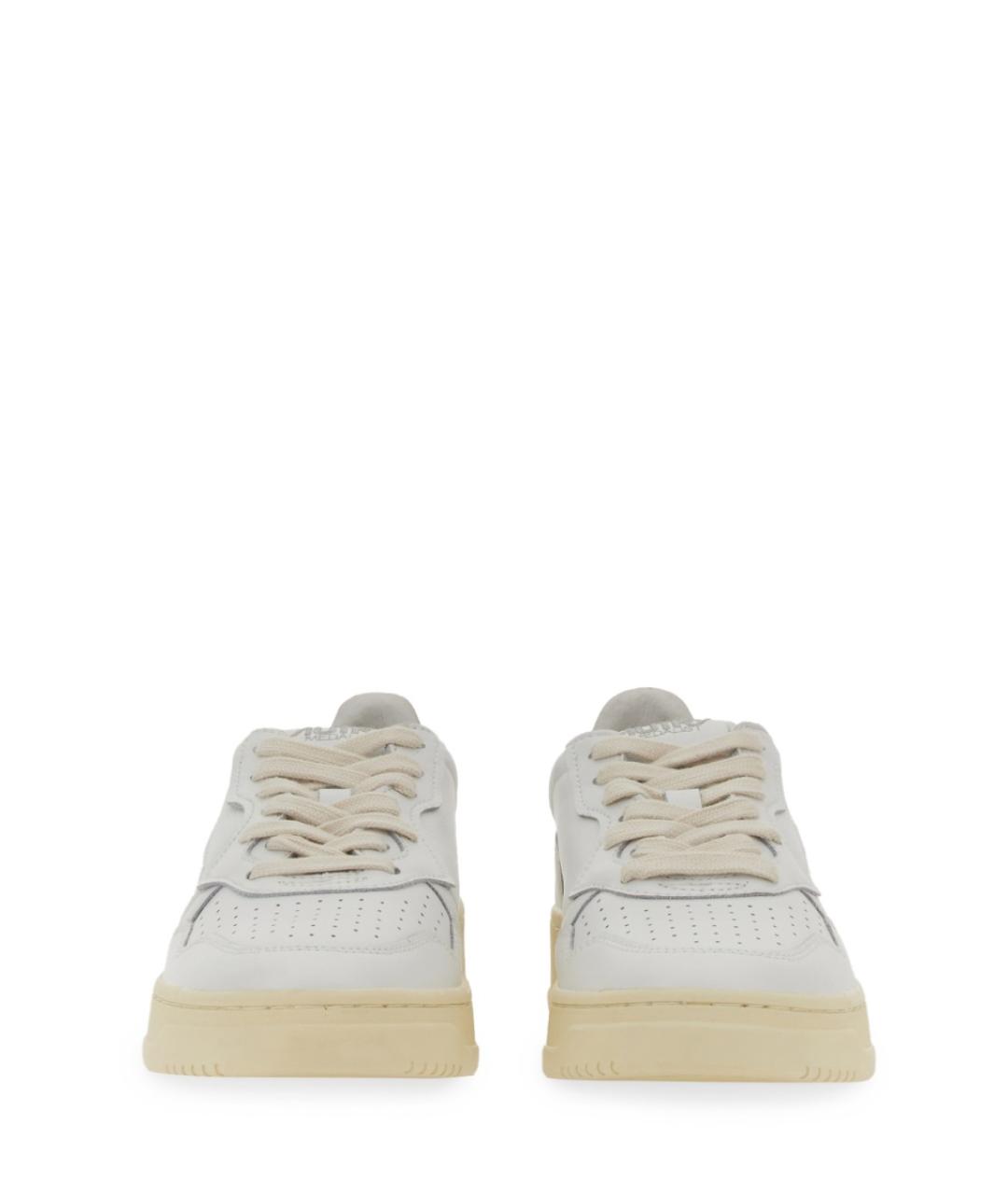 AUTRY Белые кожаные кроссовки, фото 2