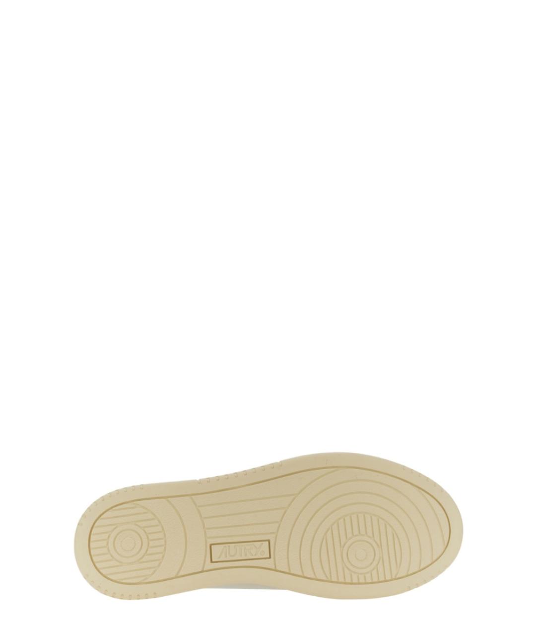 AUTRY Белые кожаные кроссовки, фото 4