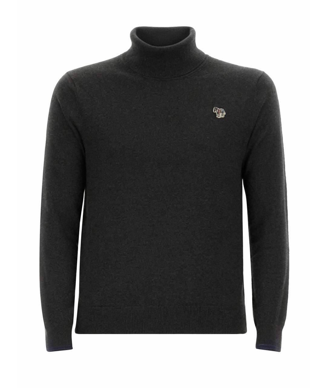 PS BY PAUL SMITH Антрацитовый хлопковый джемпер / свитер, фото 1