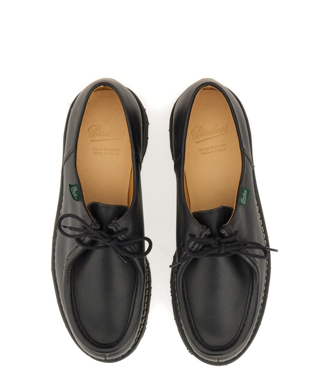 PARABOOT Черные кожаные лоферы, фото 6