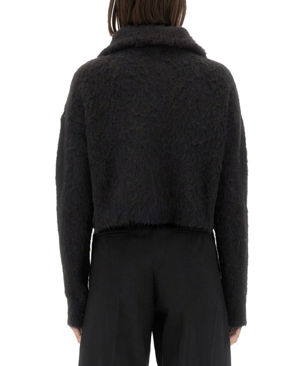 SPORTMAX Черный шерстяной джемпер / свитер, фото 3