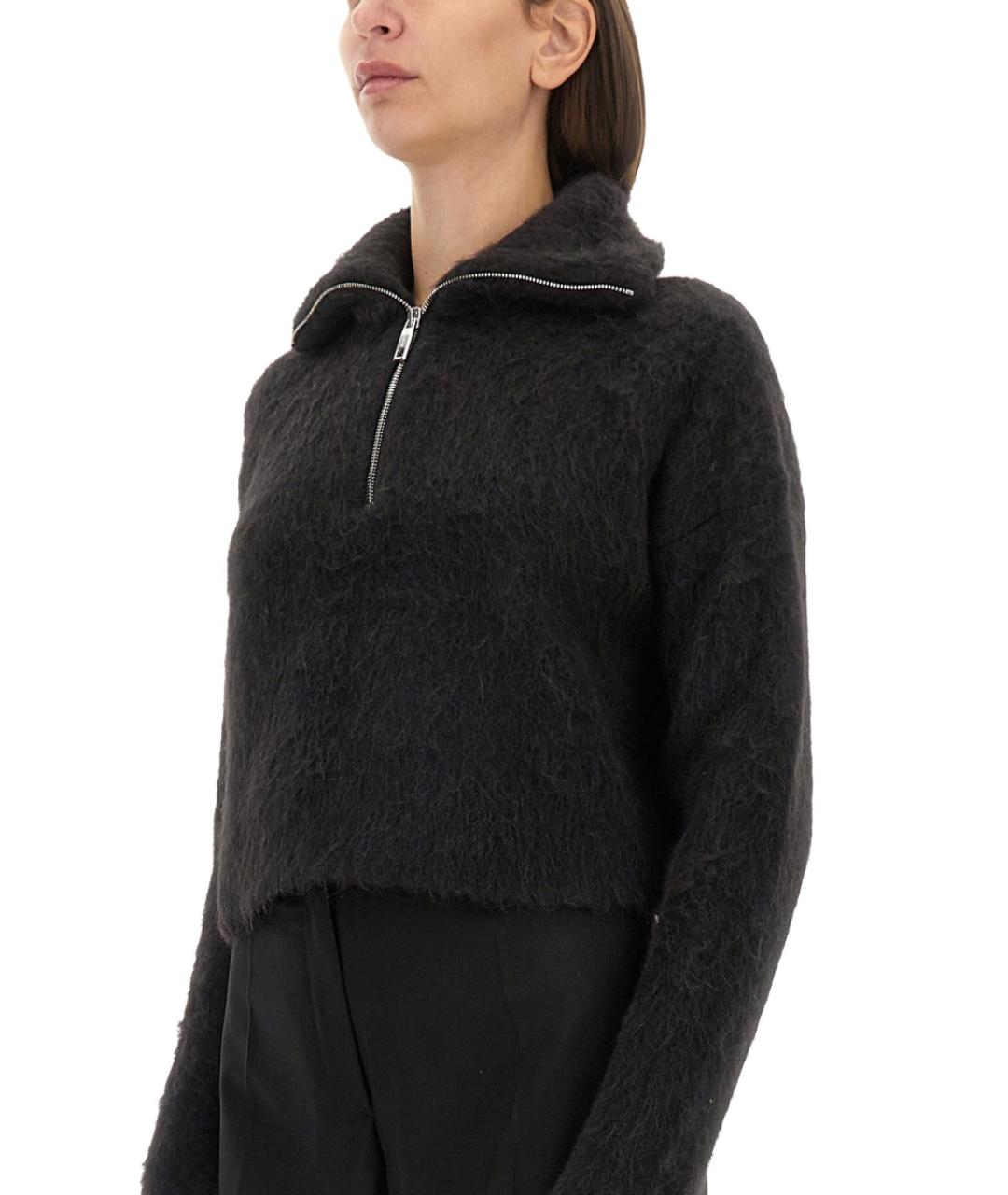 SPORTMAX Черный шерстяной джемпер / свитер, фото 4