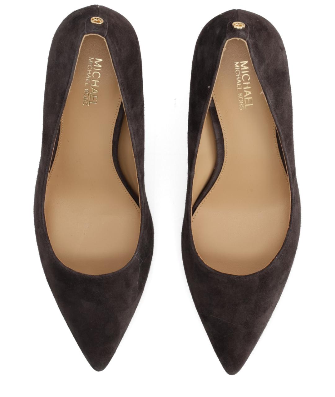 MICHAEL KORS Коричневые замшевые туфли, фото 5