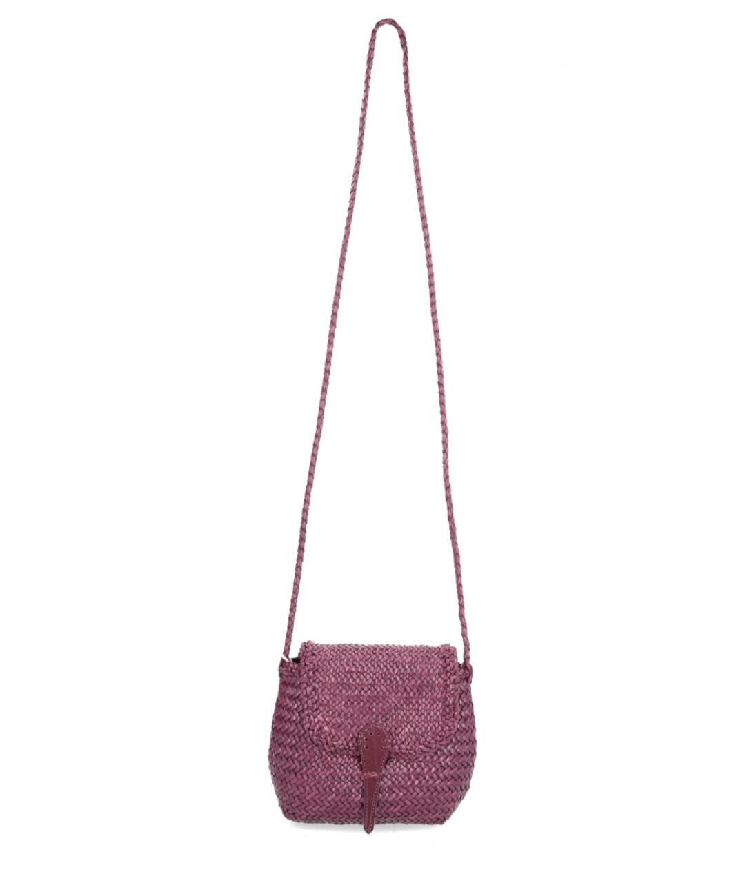 Dragon Diffusion Фиолетовая кожаная сумка через плечо, фото 1