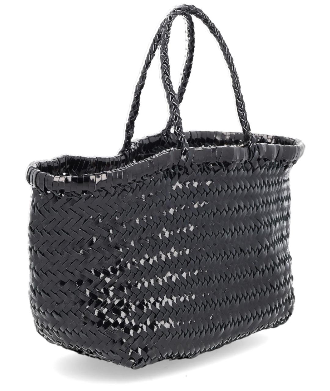 Dragon Diffusion Черная кожаная сумка тоут, фото 2