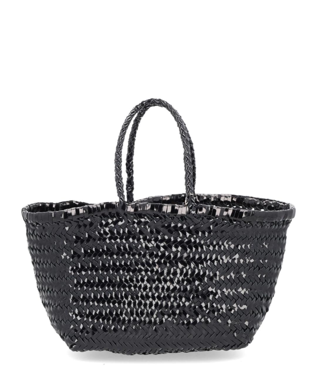 Dragon Diffusion Черная кожаная сумка тоут, фото 3