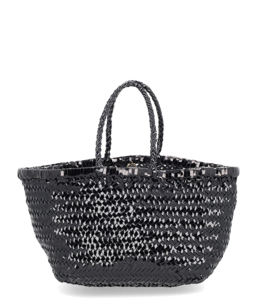 Dragon Diffusion Черная кожаная сумка тоут, фото 1