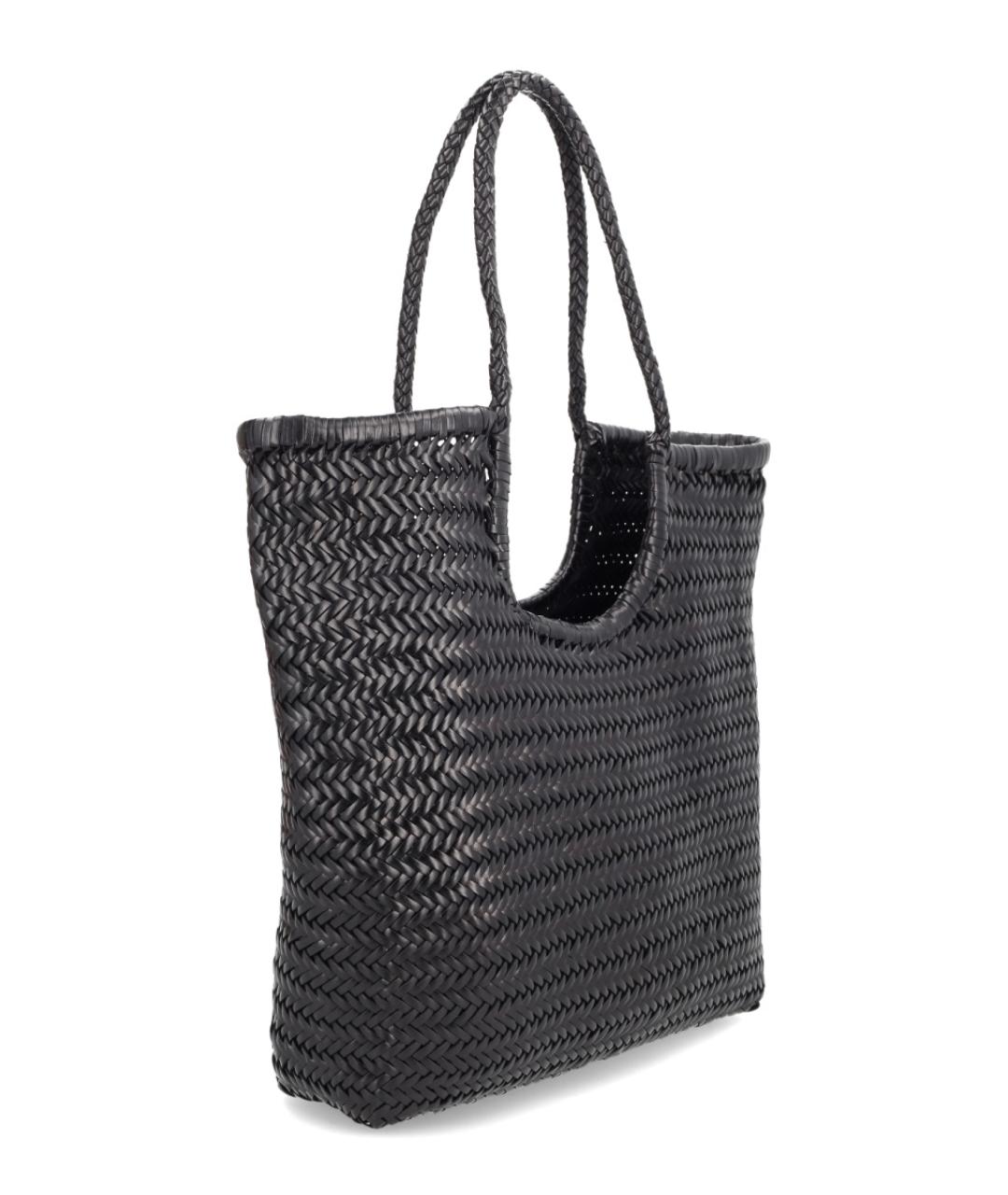 Dragon Diffusion Черная кожаная сумка тоут, фото 2