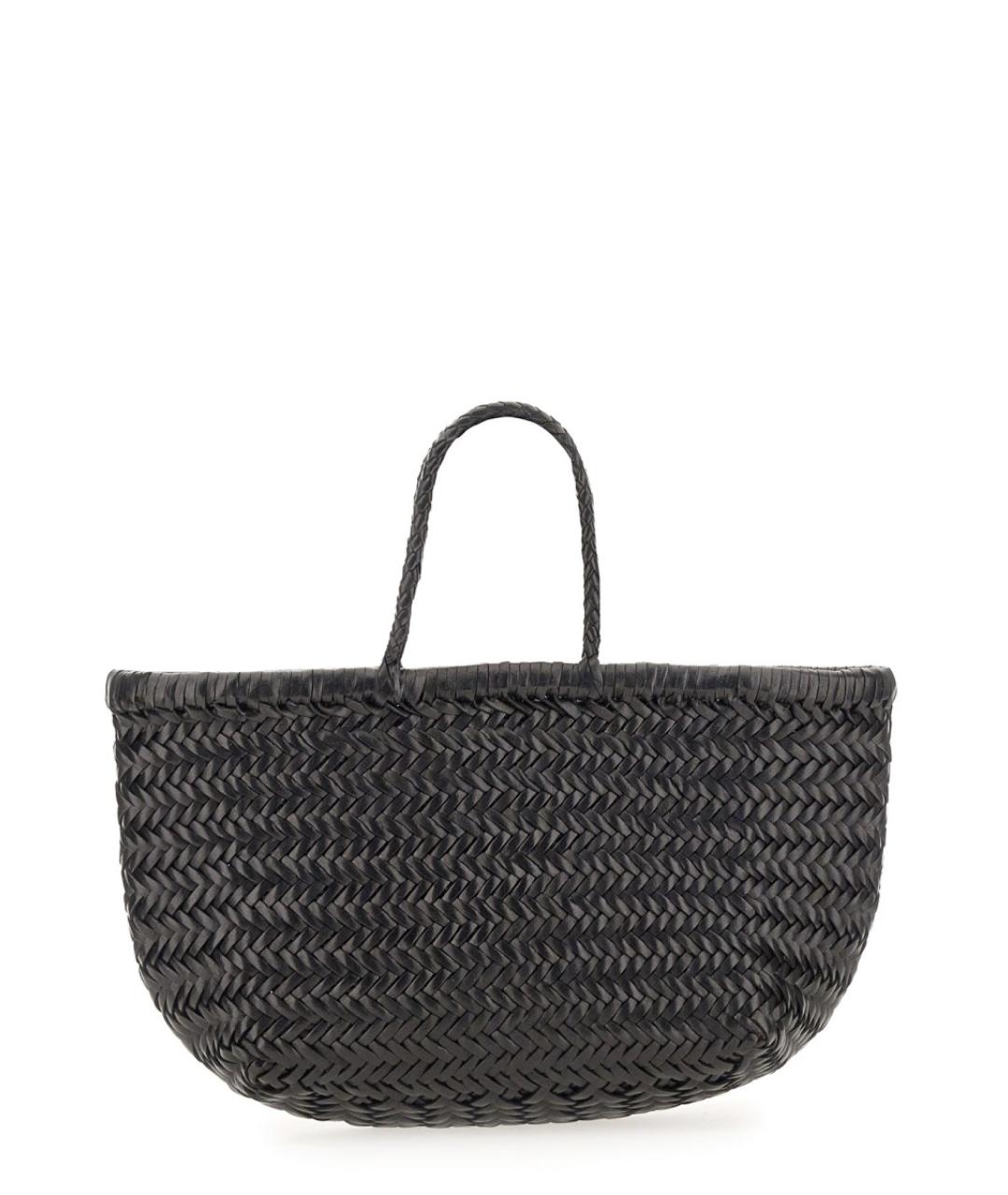 Dragon Diffusion Черная кожаная сумка тоут, фото 3