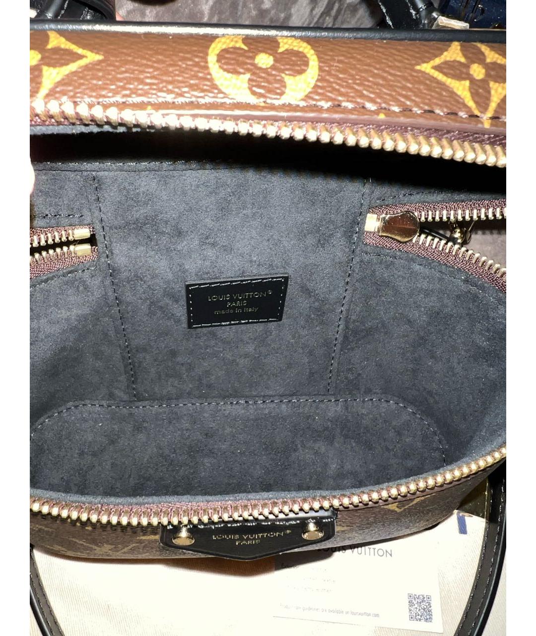 LOUIS VUITTON Коричневая сумка с короткими ручками, фото 4