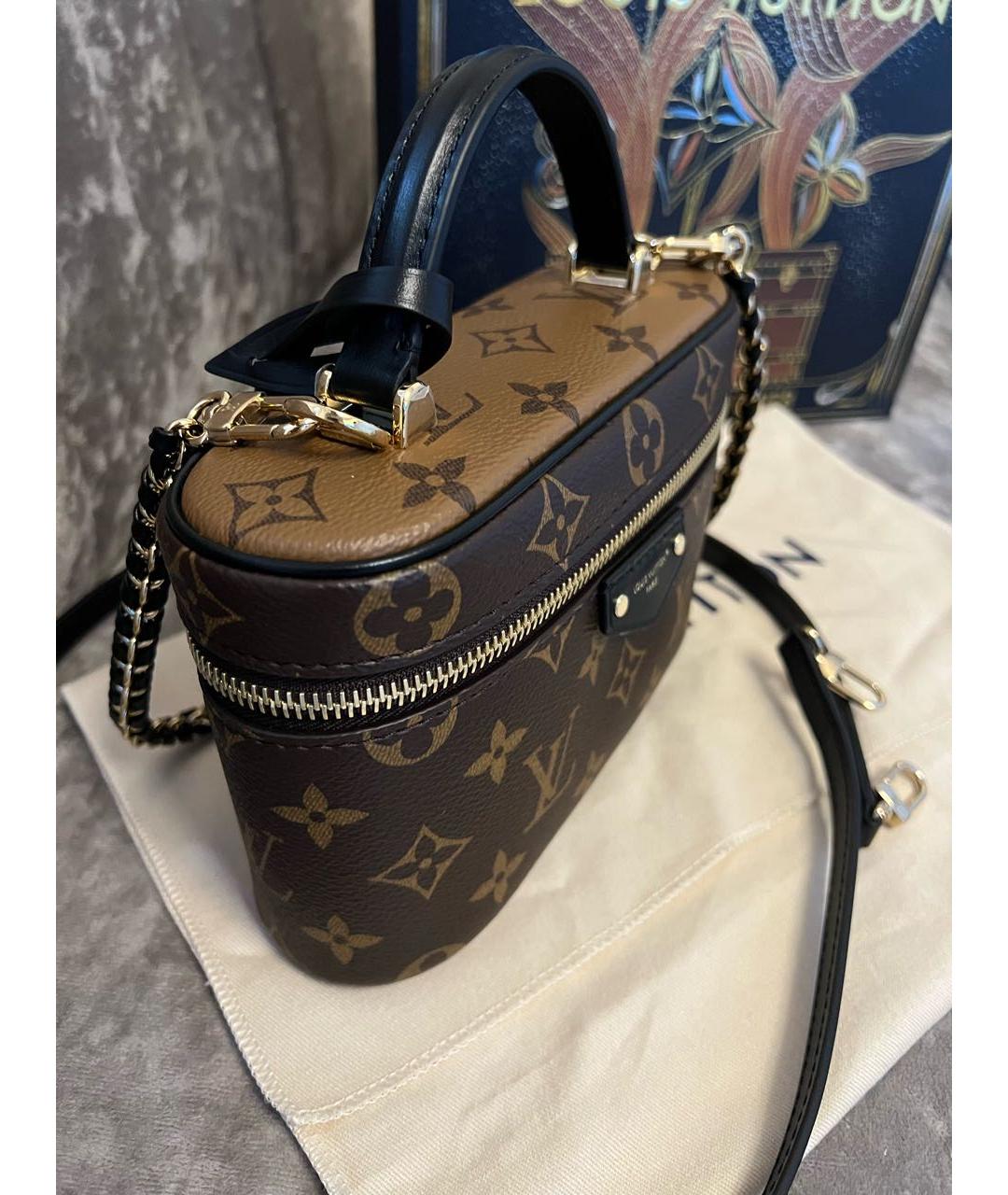 LOUIS VUITTON Коричневая сумка с короткими ручками, фото 2
