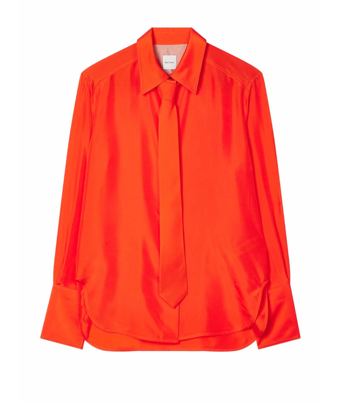 PAUL SMITH Красная шелковая рубашка, фото 1