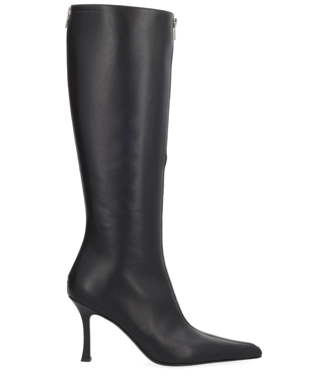 ALEXANDER WANG Черные кожаные сапоги, фото 1