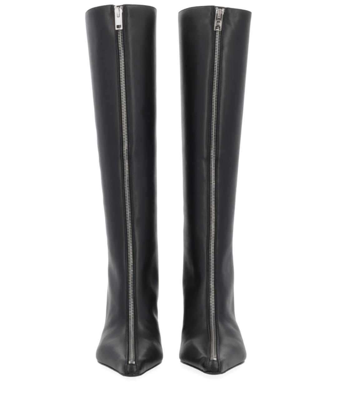 ALEXANDER WANG Черные кожаные сапоги, фото 3