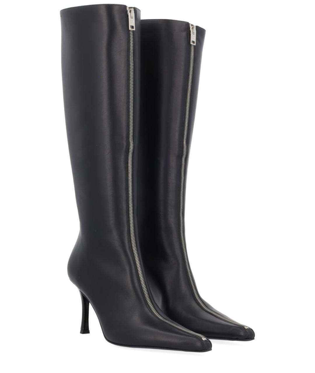 ALEXANDER WANG Черные кожаные сапоги, фото 2