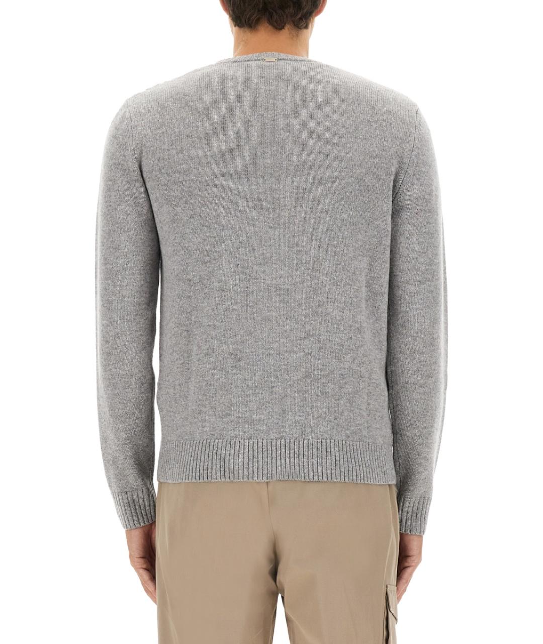 HERNO Серый кашемировый джемпер / свитер, фото 3