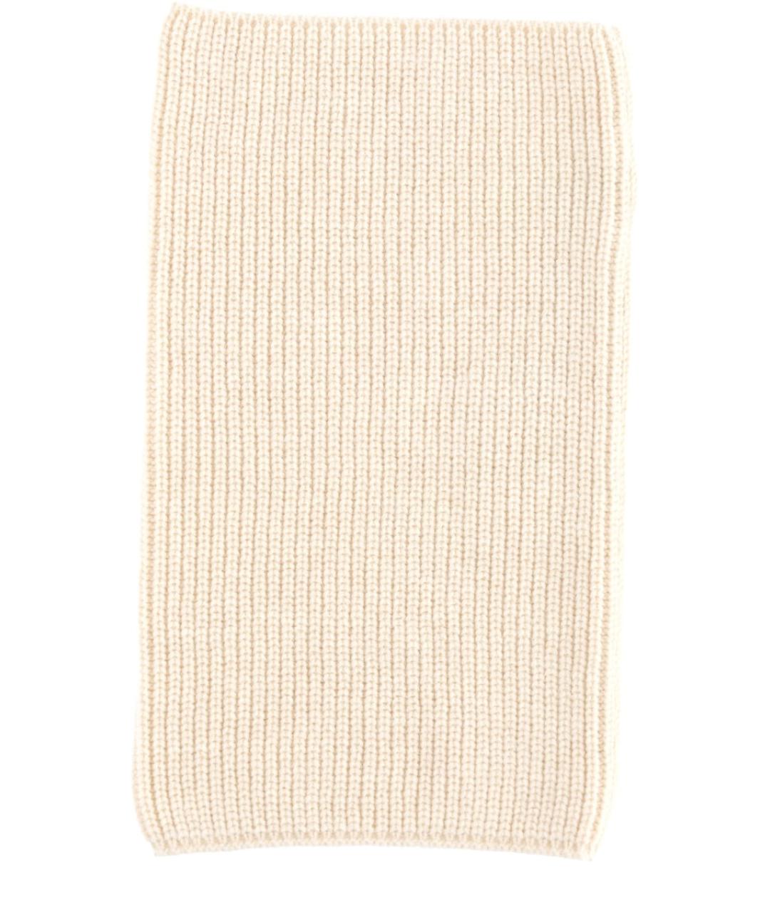 LEMAIRE Белый шерстяной шарф, фото 1
