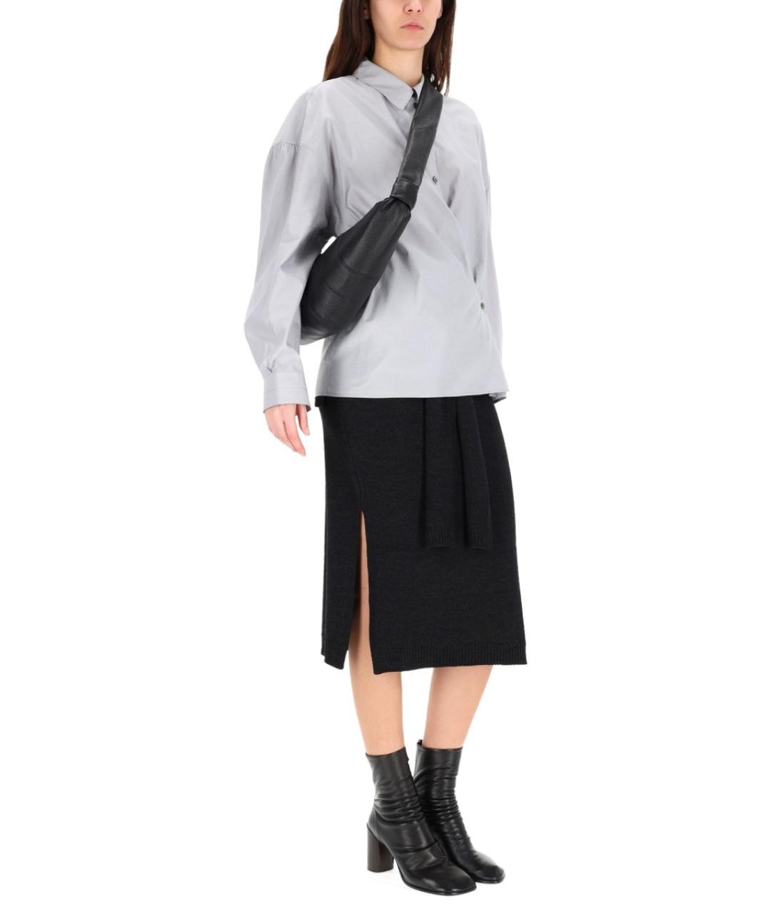 LEMAIRE Серая хлопковая рубашка, фото 2