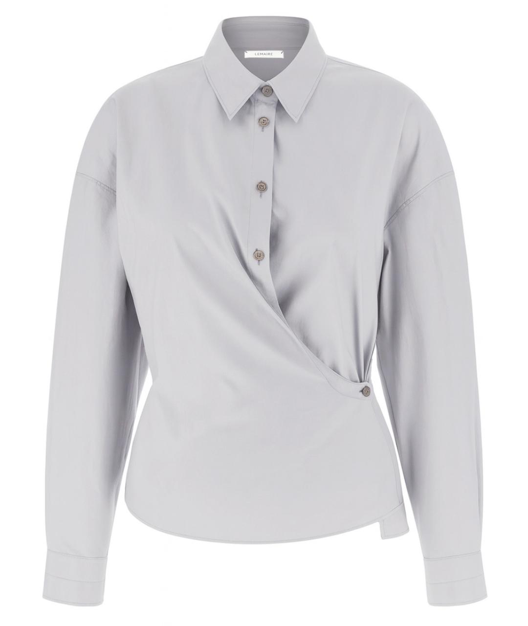 LEMAIRE Серая хлопковая рубашка, фото 1