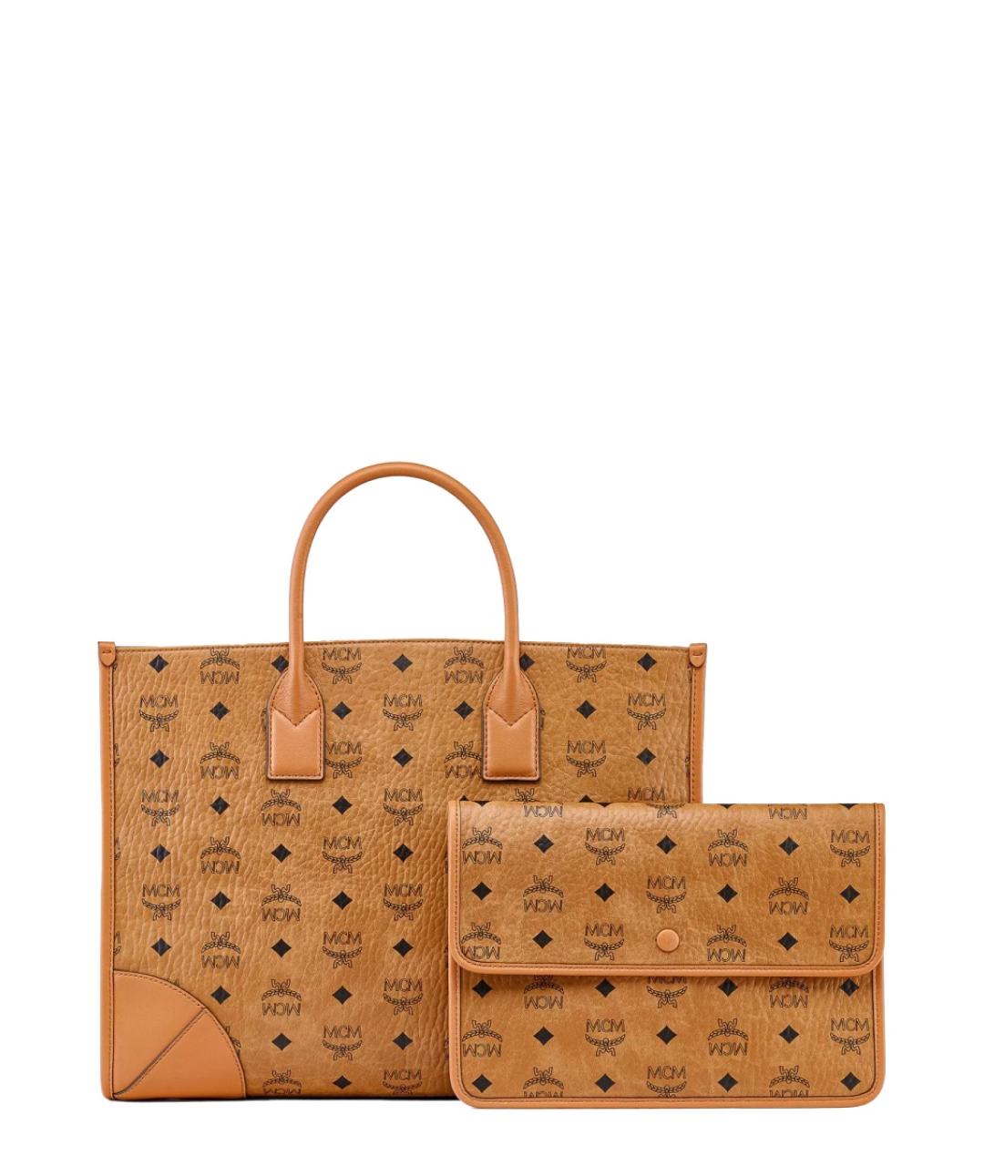 MCM Коричневая сумка тоут, фото 2