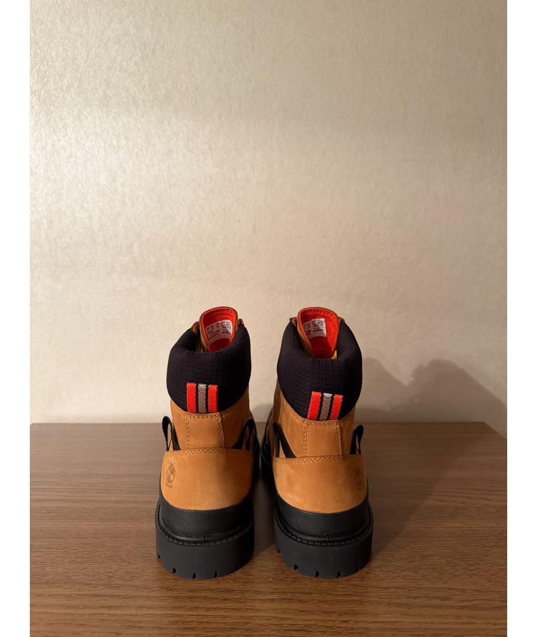 TIMBERLAND Горчичные нубуковые ботинки, фото 4