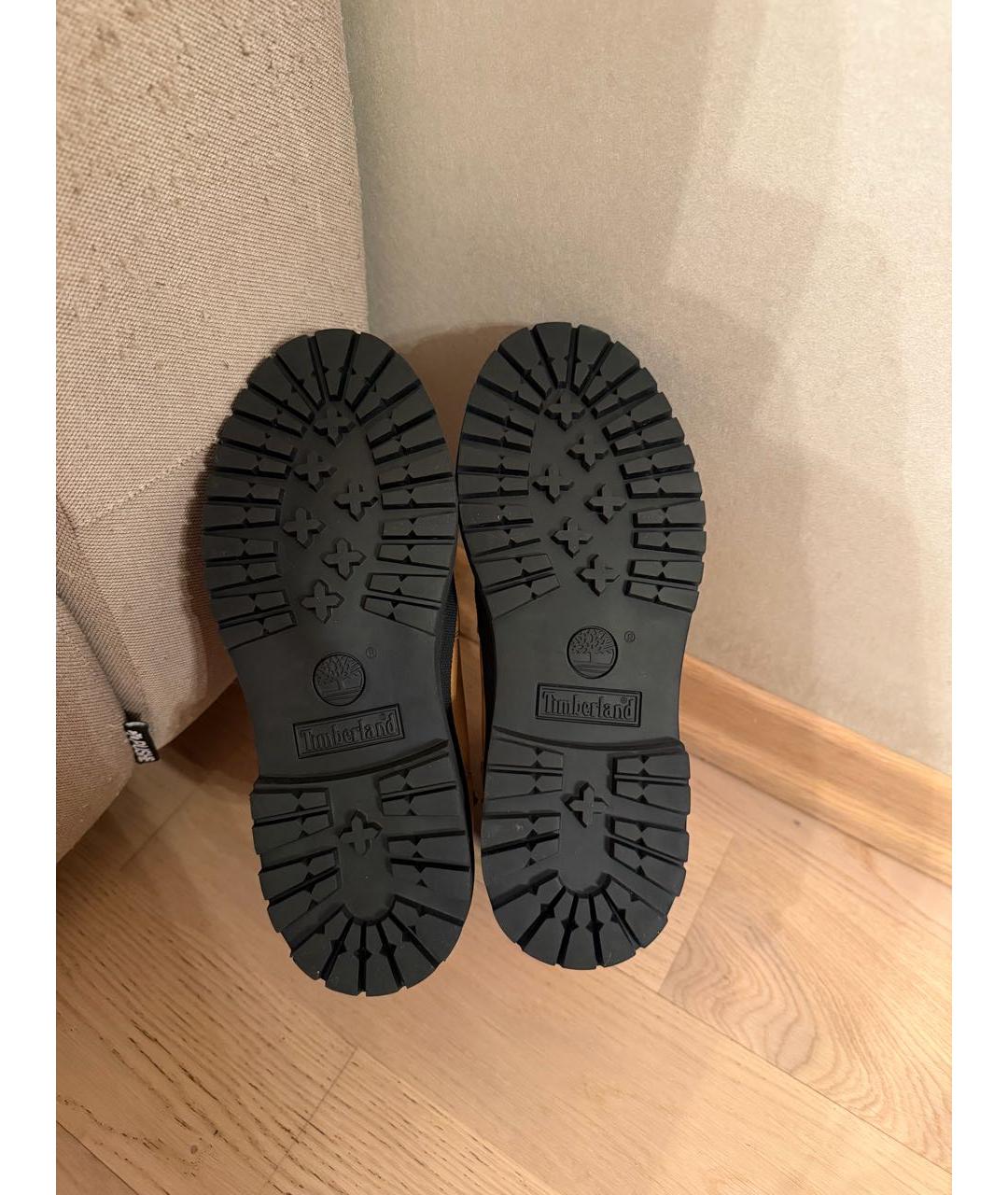 TIMBERLAND Горчичные нубуковые ботинки, фото 5