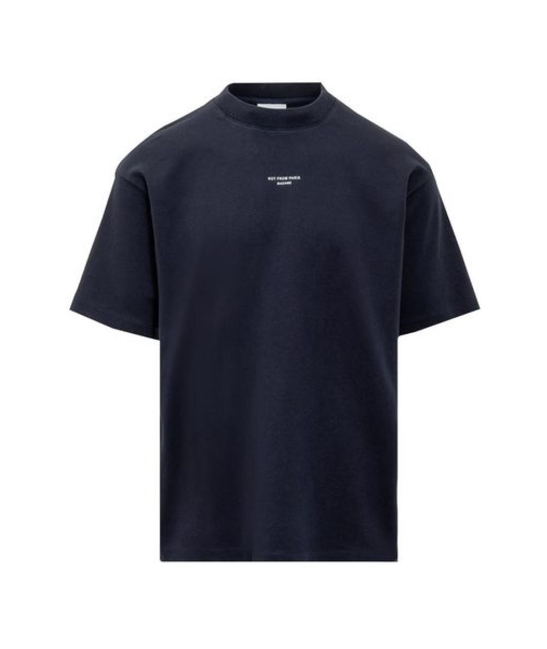 Drole de Monsieur Синяя хлопковая футболка, фото 1