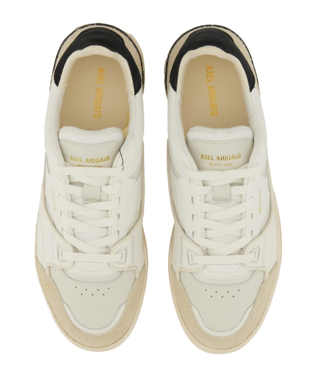AXEL ARIGATO Белые кожаные низкие кроссовки / кеды, фото 4