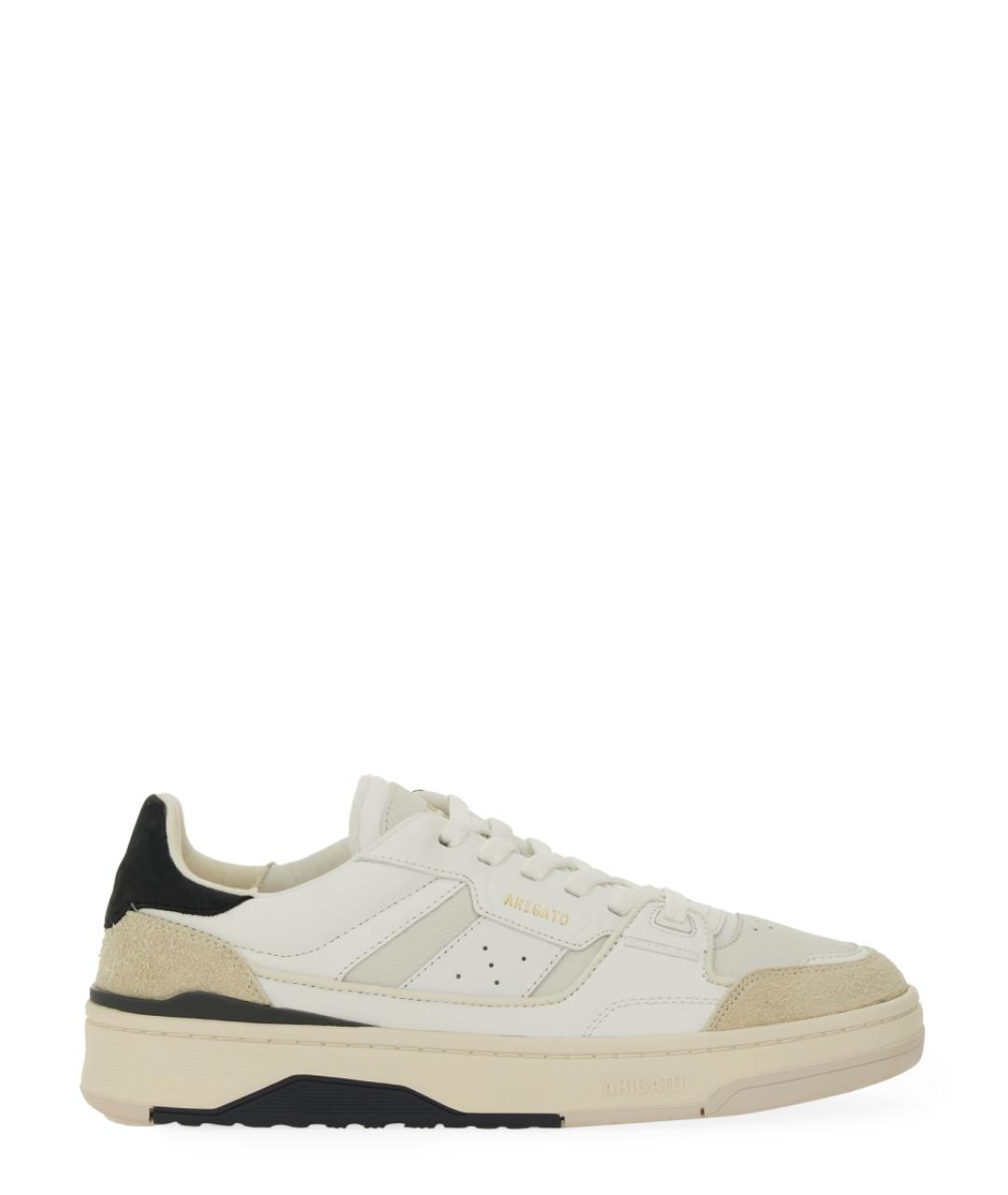 AXEL ARIGATO Белые кожаные низкие кроссовки / кеды, фото 1