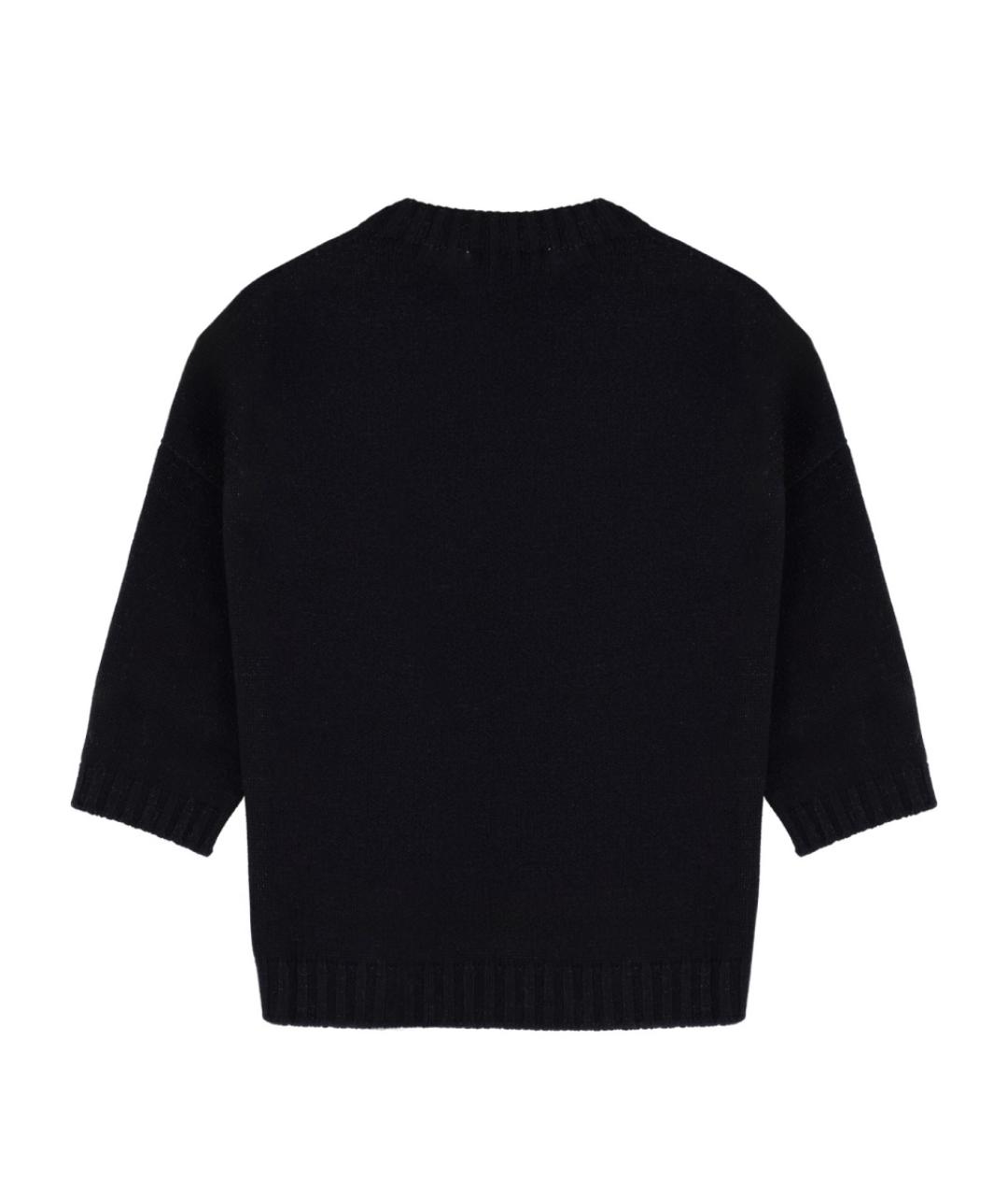 FABIANA FILIPPI Темно-синий шерстяной джемпер / свитер, фото 2