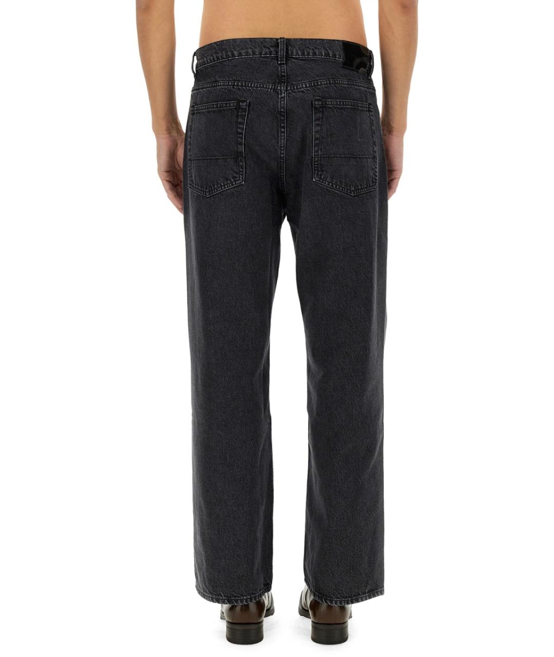 OUR LEGACY Темно-синие хлопковые прямые джинсы, фото 5