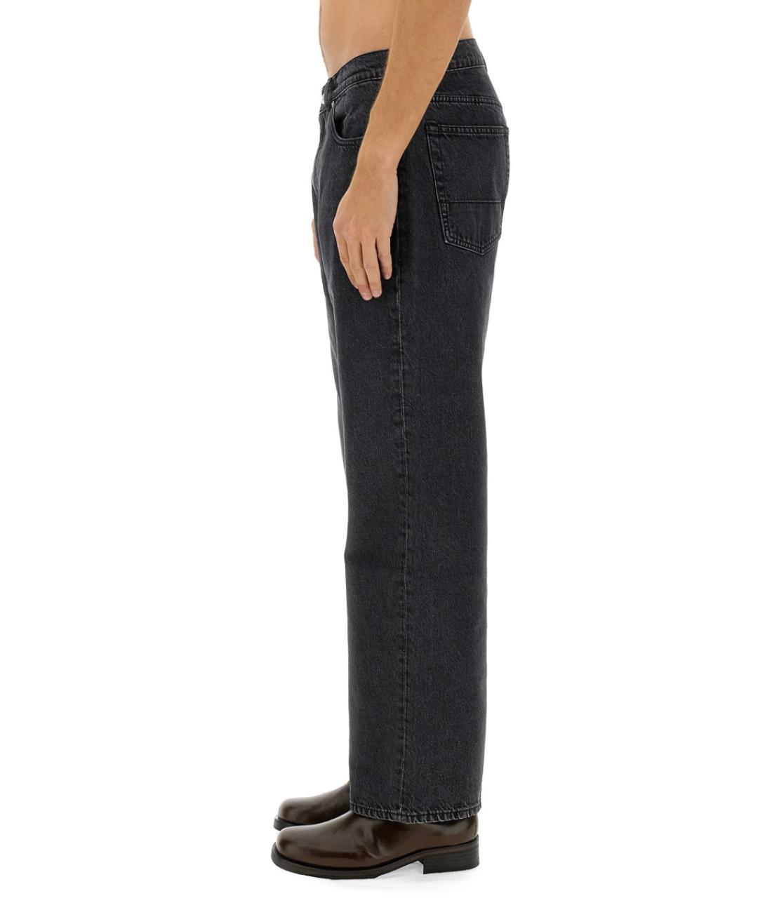 OUR LEGACY Темно-синие хлопковые прямые джинсы, фото 6