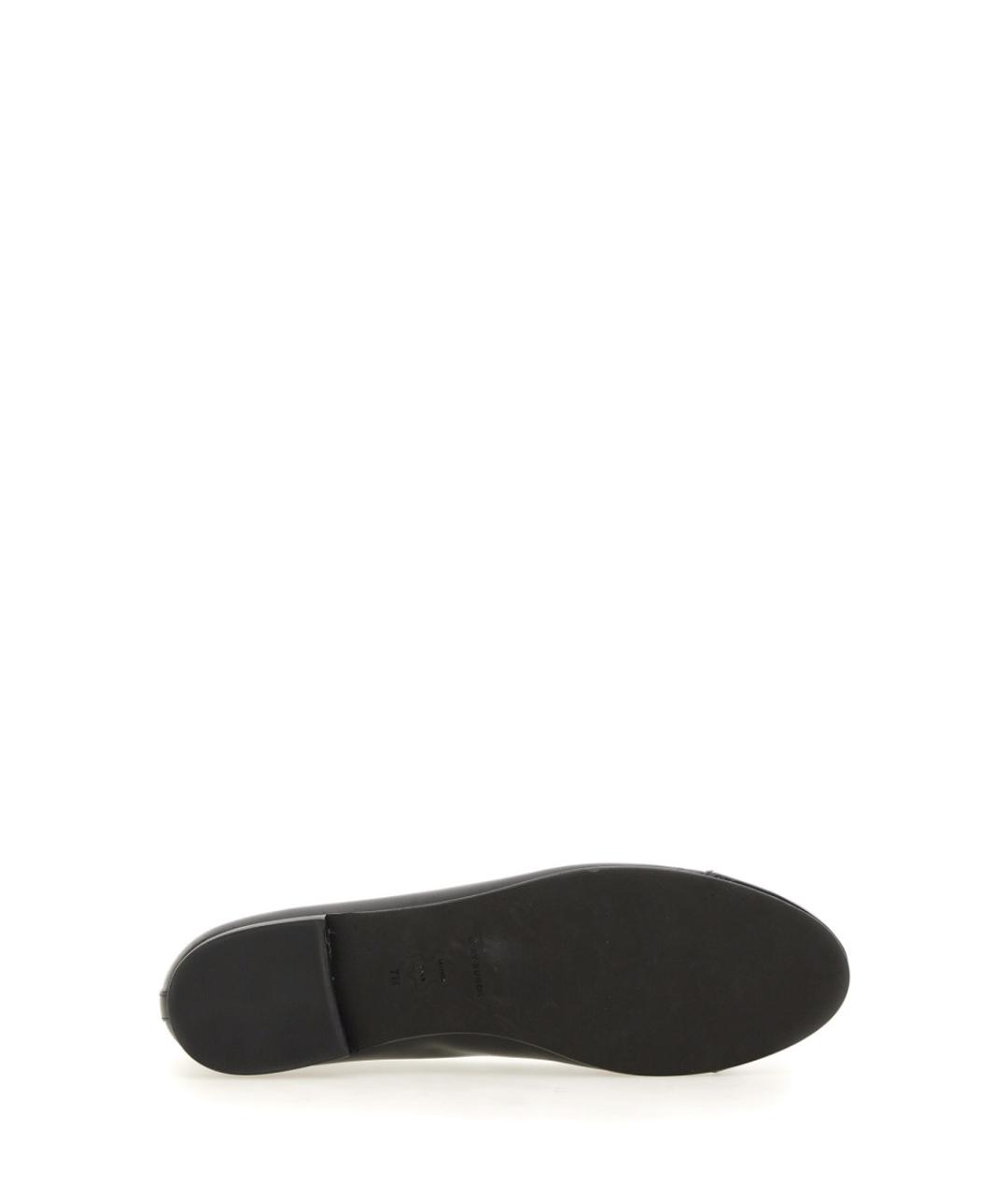 TORY BURCH Черные кожаные балетки, фото 6