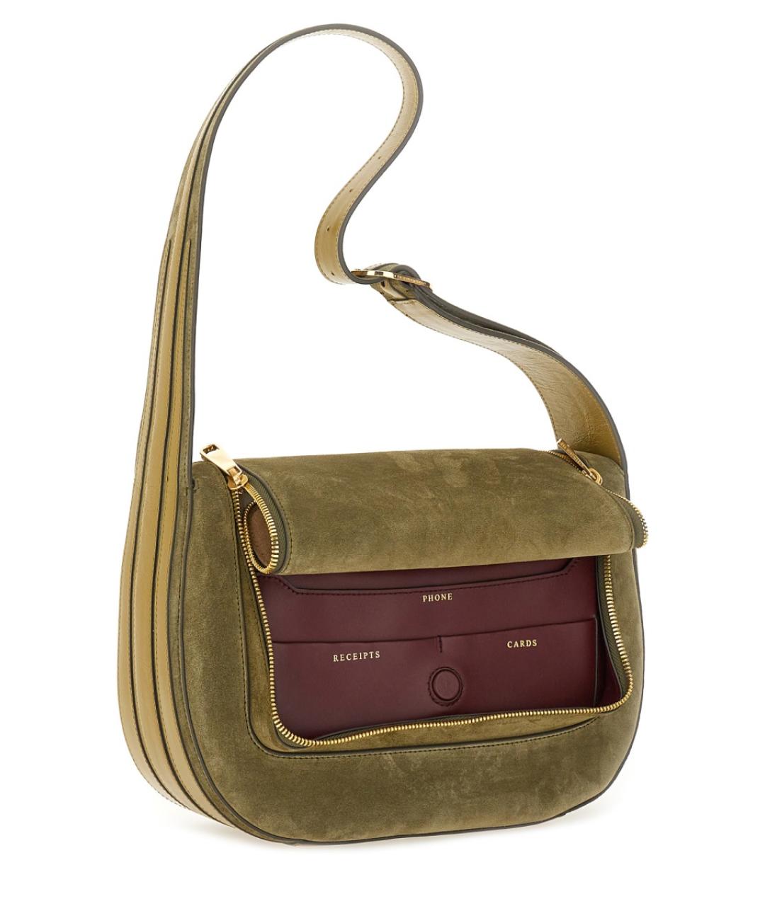 ANYA HINDMARCH Зеленая сумка через плечо, фото 3