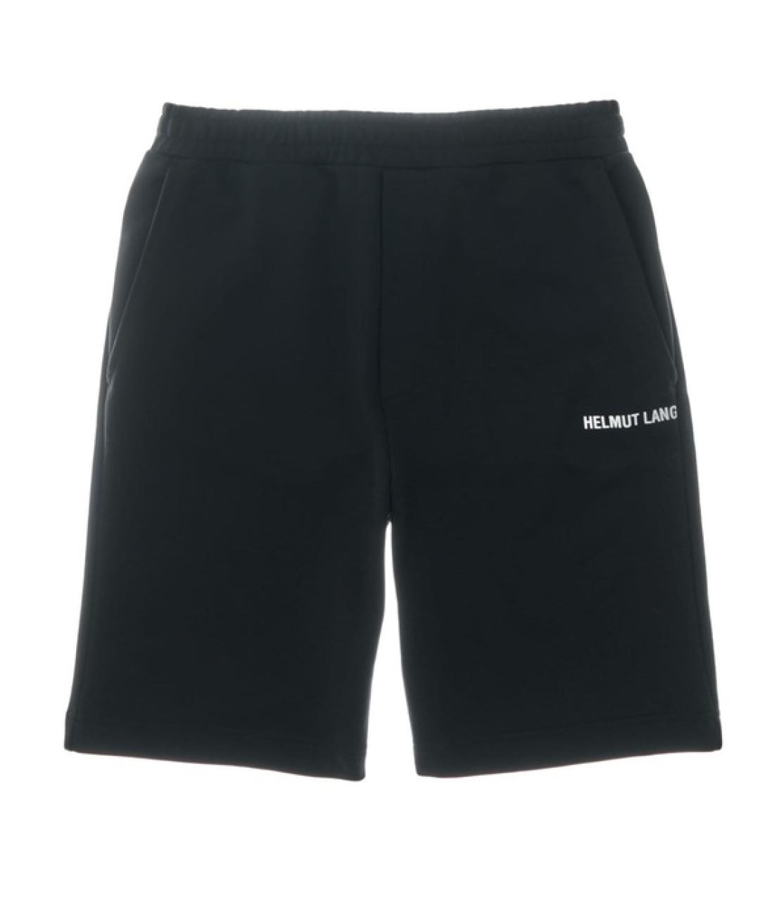 HELMUT LANG Черные хлопковые шорты, фото 1