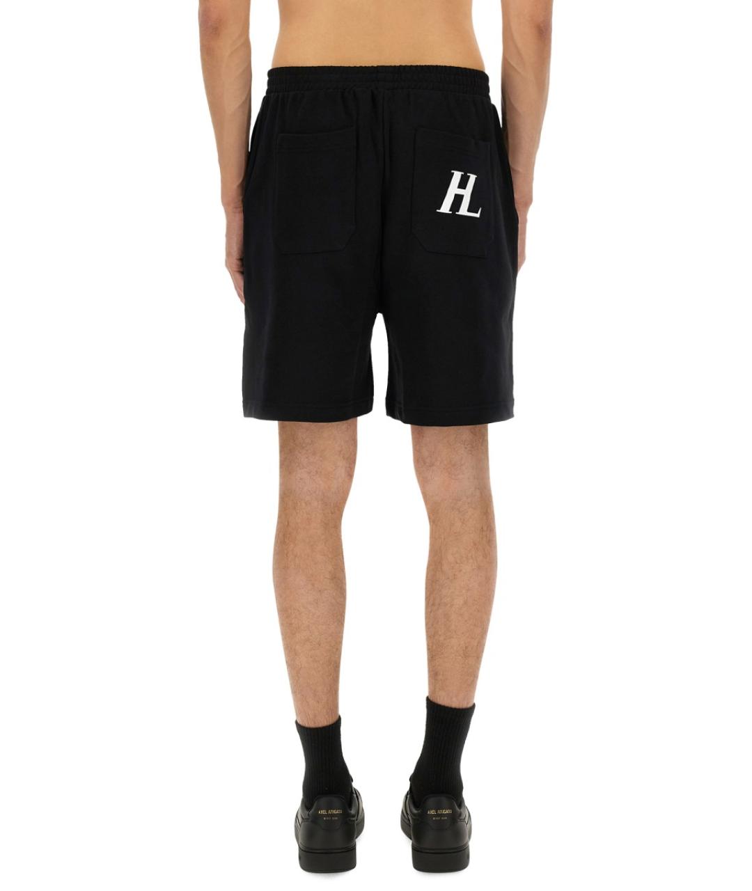 HELMUT LANG Черные хлопковые шорты, фото 4