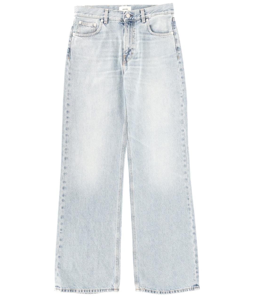 HAIKURE Голубые хлопковые прямые джинсы, фото 1