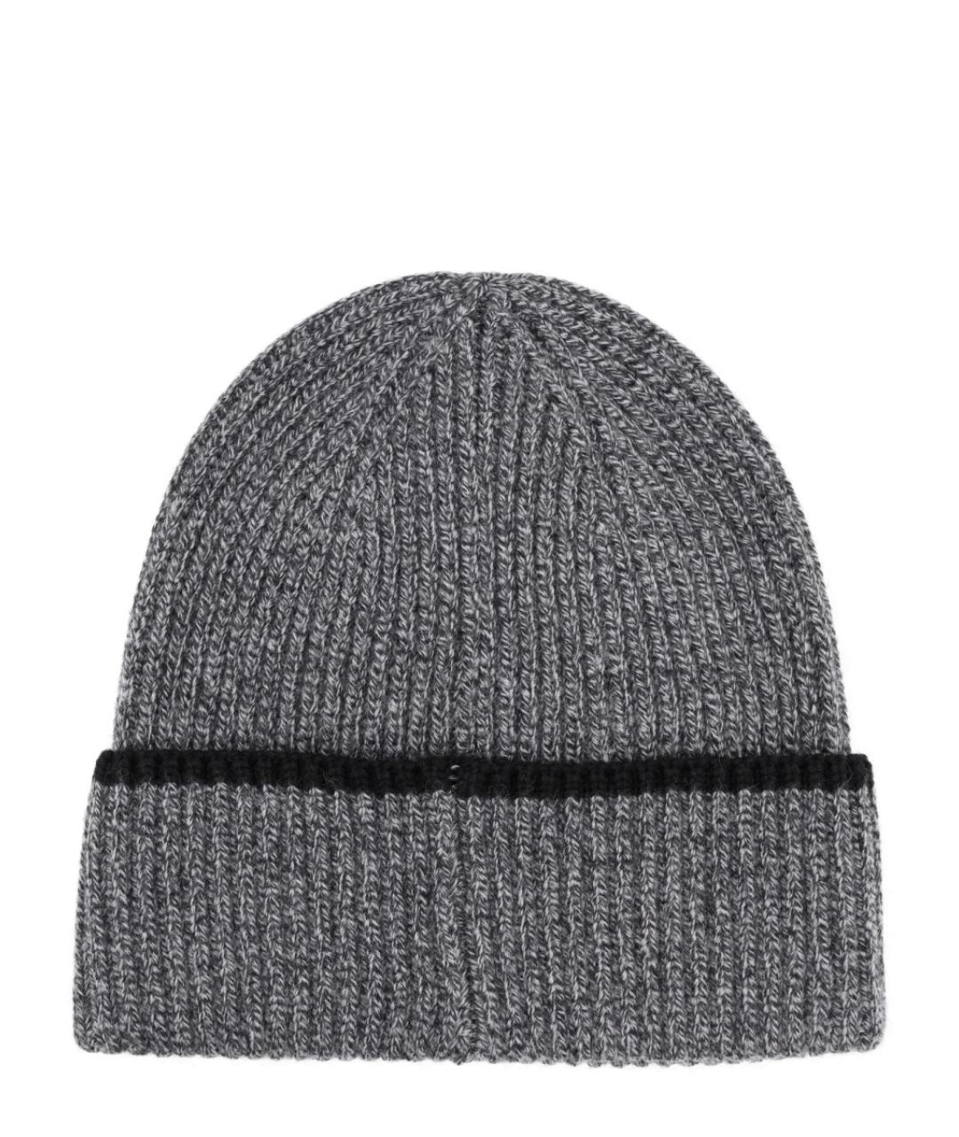 Drole de Monsieur Серая шерстяная шапка, фото 2